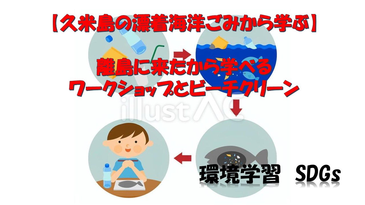 「【久米島】久米島の漂着海洋ごみから学ぶ」のサムネイル画像