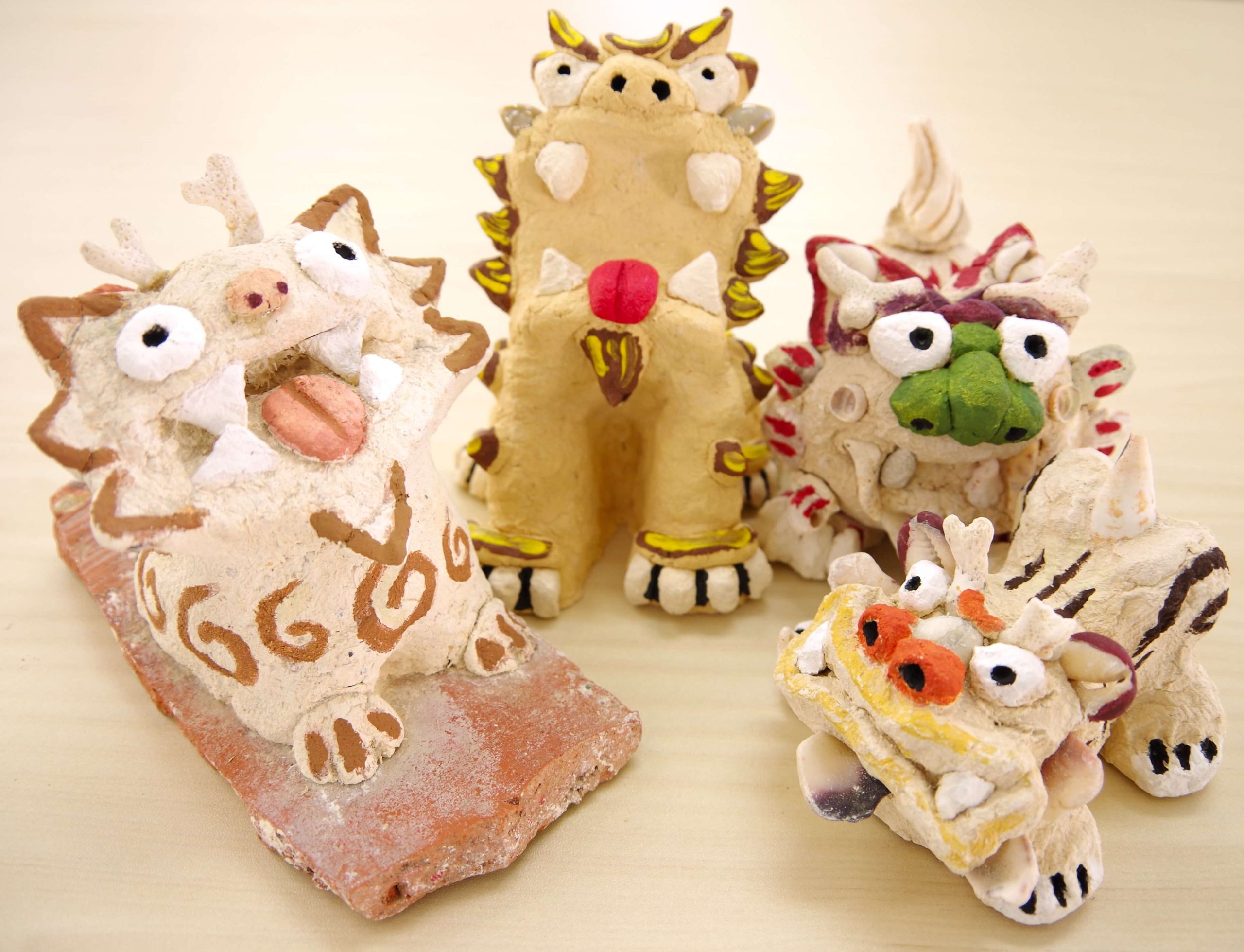 「【恩納村】漆喰シーサー手作り」のサムネイル画像